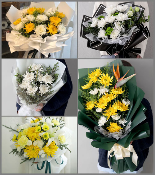 广东梅州市五华县转水镇矮车村白事花束代送